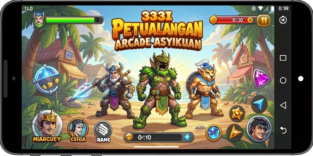 Tangkapan layar dari gameplay seru 333I dalam aksi.