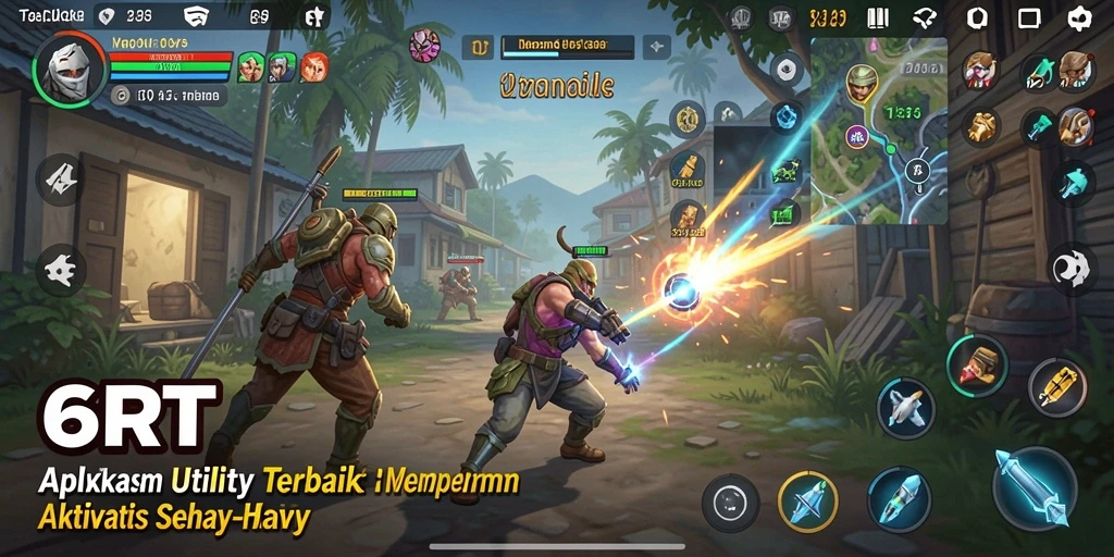 Screenshot utama 6RT menunjukkan antarmuka pengguna yang sederhana dan fungsional.
