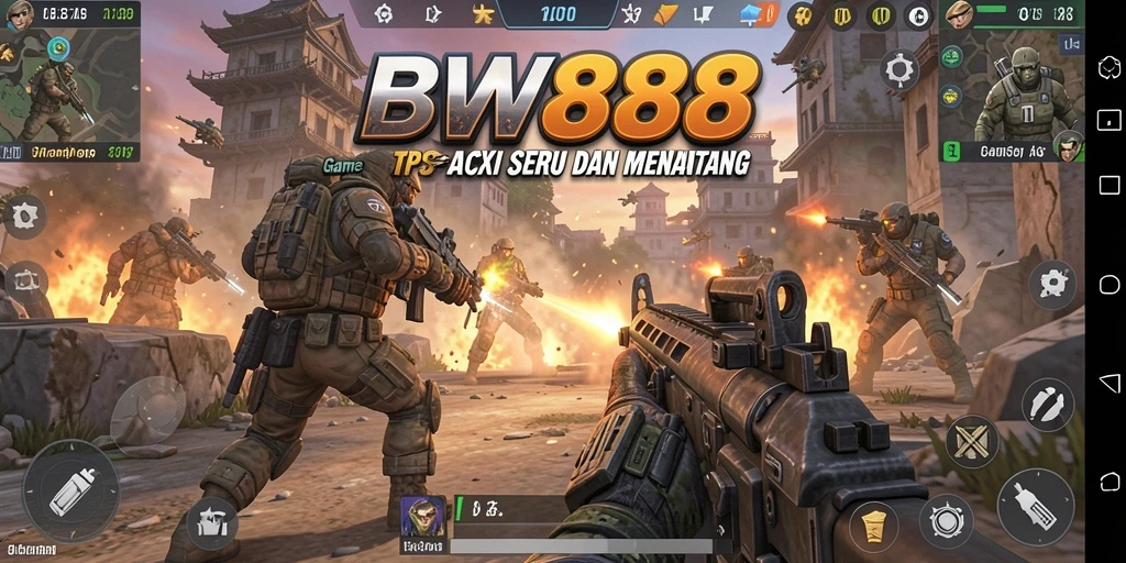 Screenshot gameplay BW888 yang menampilkan aksi seru di TPS.