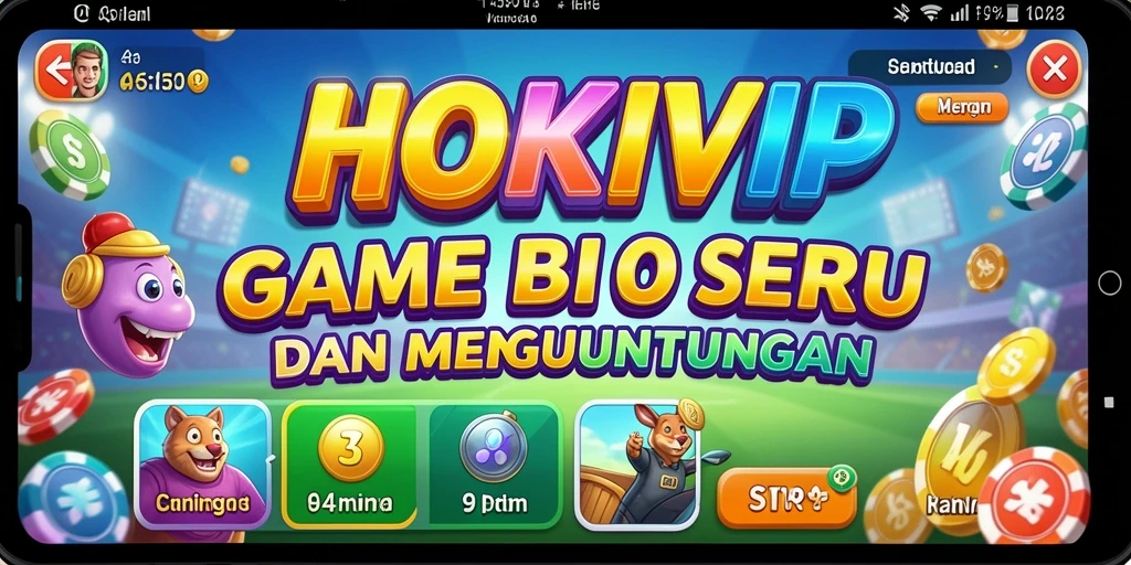 Screenshot gameplay HOKIVIP dengan tampilan Bingo yang menarik.