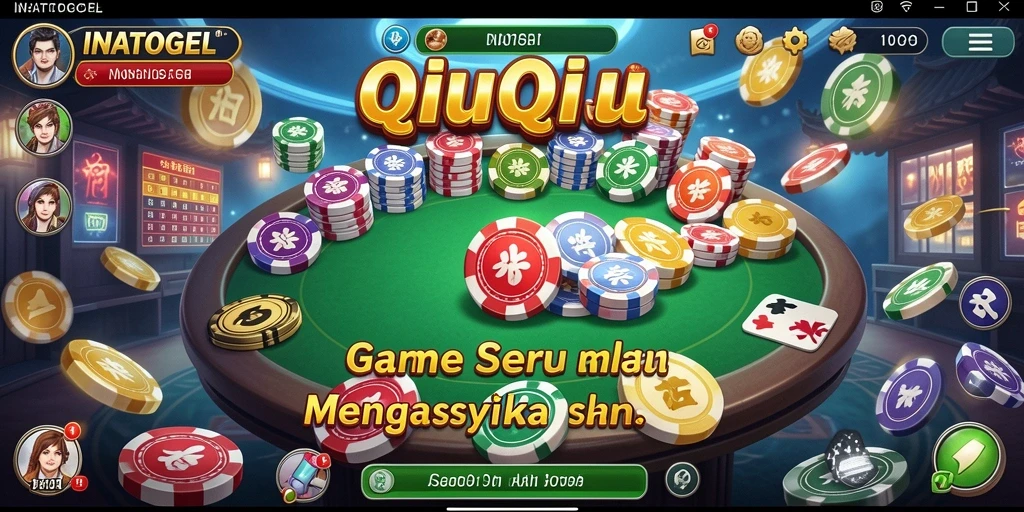 Screenshot gameplay QiuQiu yang seru dan kompetitif.