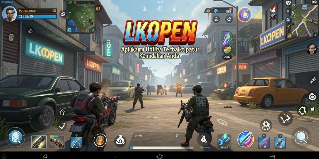 Tampilan LKOPEN dengan fitur-fitur Utility yang praktis dan menarik.