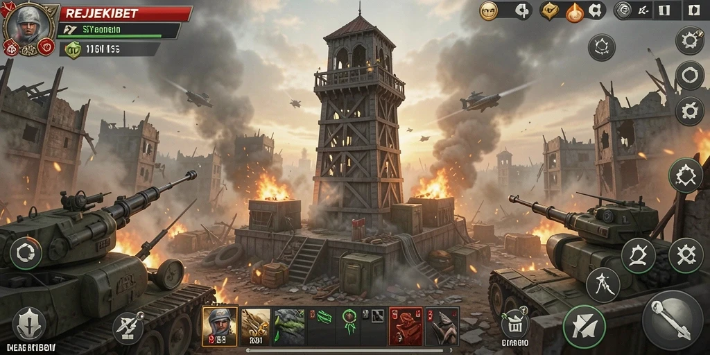 Tampilan menakjubkan dari gameplay Tower Defense REJEKIBET