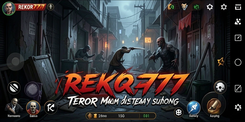 Screenshot gameplay <strong>REKOR777</strong> dengan suasana horor yang menegangkan.