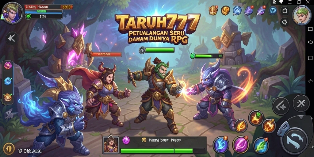 Gameplay TARUH777 yang menarik dan penuh petualangan RPG.