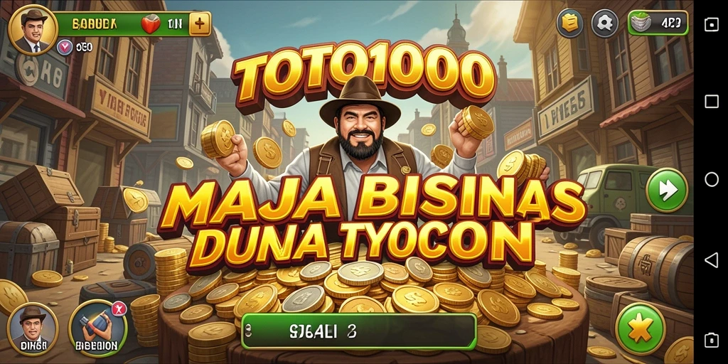 Tampilan gameplay TOTO1000 yang menarik dan interaktif.