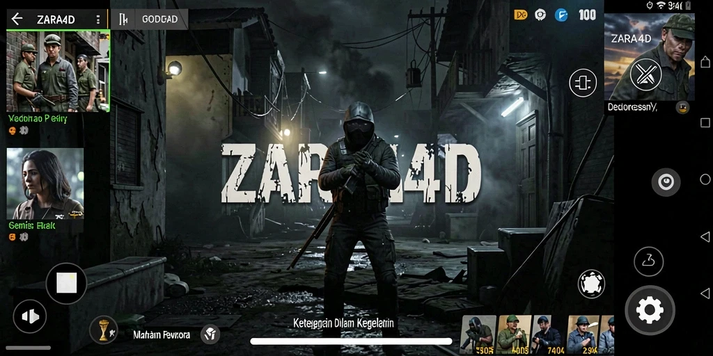 Gameplay ZARA4D yang menyeramkan dan mendebarkan.